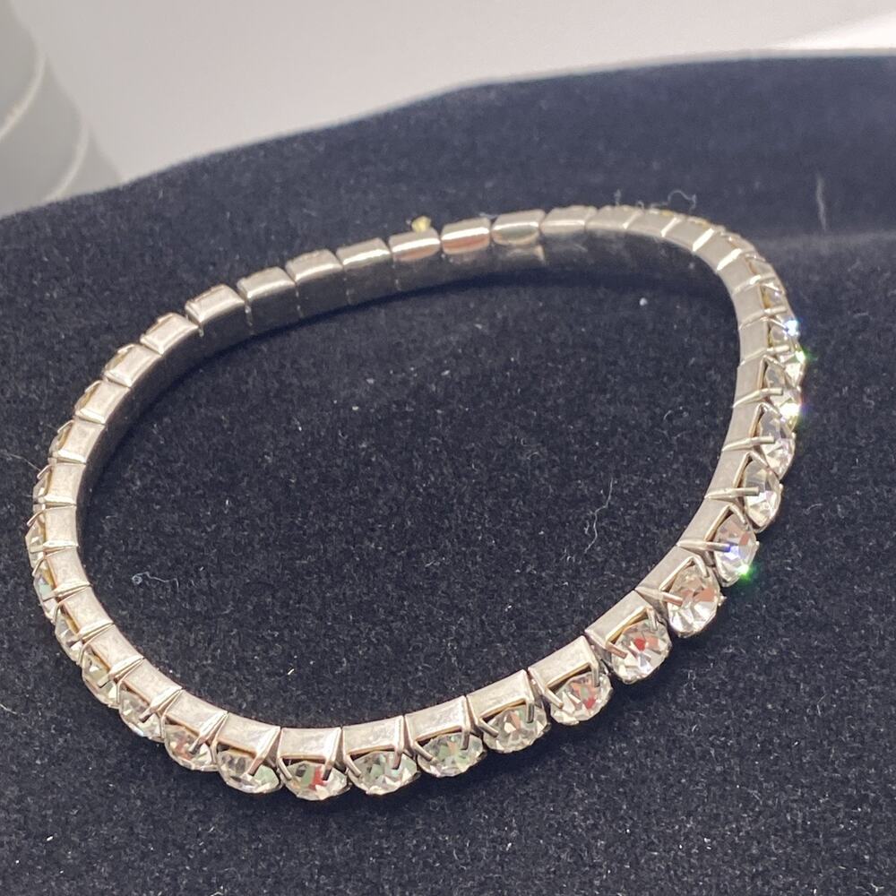 Womens Rhinestone Stretch Bracelet Gem Womens Fashion